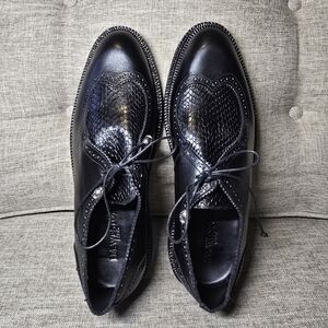 J.M. Weston Paris Suede Apron Toe Derby Shoes – EU 44 / US 10.5–11